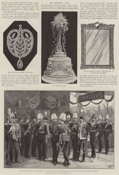 Mariage royal à Cobourg - William Barnes Wollen